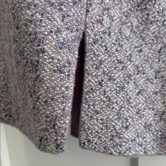 & Other Stories Lavender Tweed Cropped Button Cardigan - Picture 10 of 12